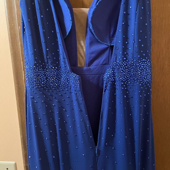 Jovani Royal Blue Gown - Picture 9 of 15